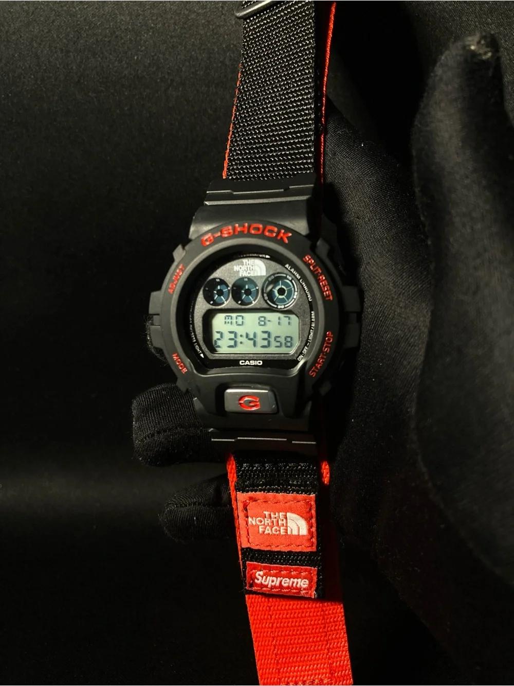 Custom Red and Black G Shock Dw6900 Model